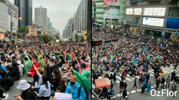 43. The third day of protest in Thailand