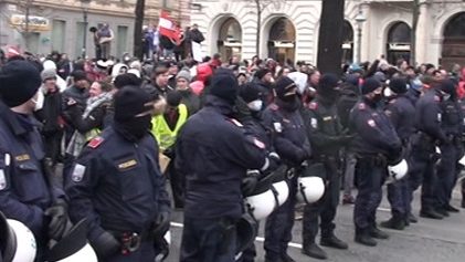 59. Die größte Demonstration gegen den Lockdown in Wien