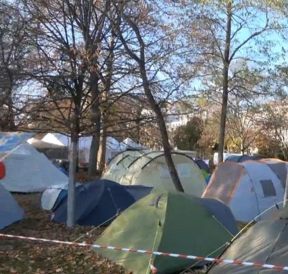 152. Obóz protestacyjny w Wiedniu