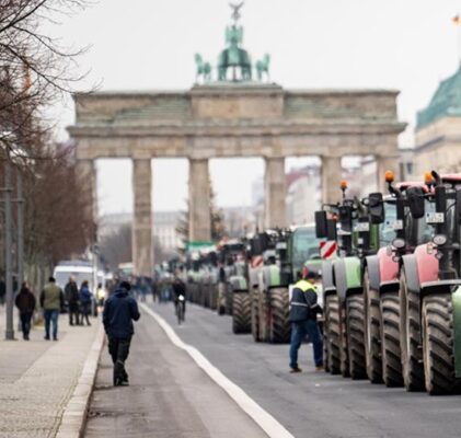 629. Eskalacja protestów rolników w Niemczech