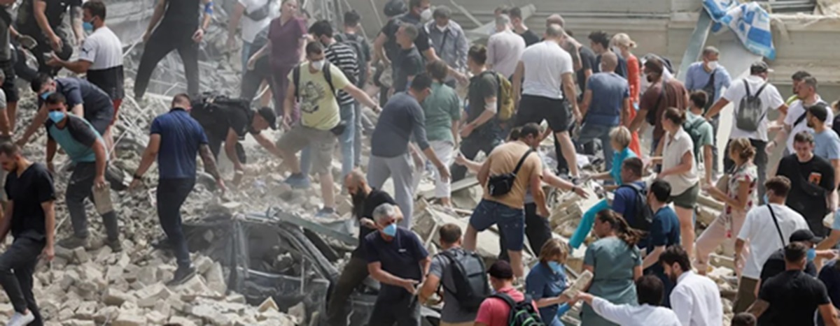 703. Who fired a rocket at a children’s hospital in Kyiv?