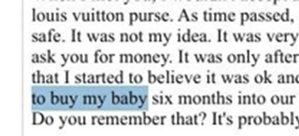 1169. Ich werde dein Baby kaufen